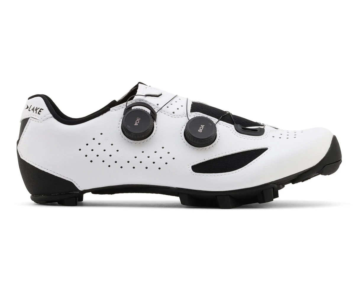 Lake Cycling MX239 Gravel Shoes (White/Black) (46)